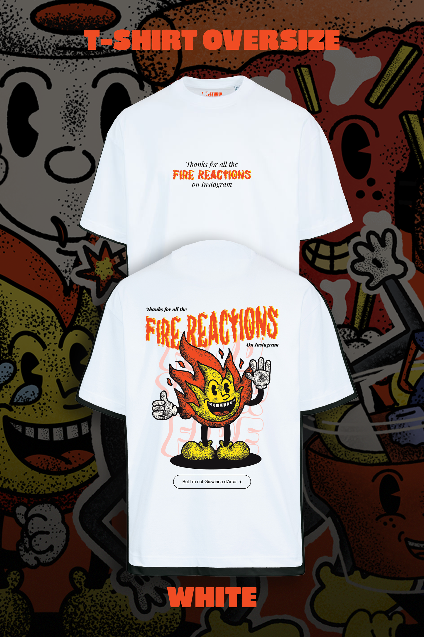 T-Shirt FIRE REACTION 🔥