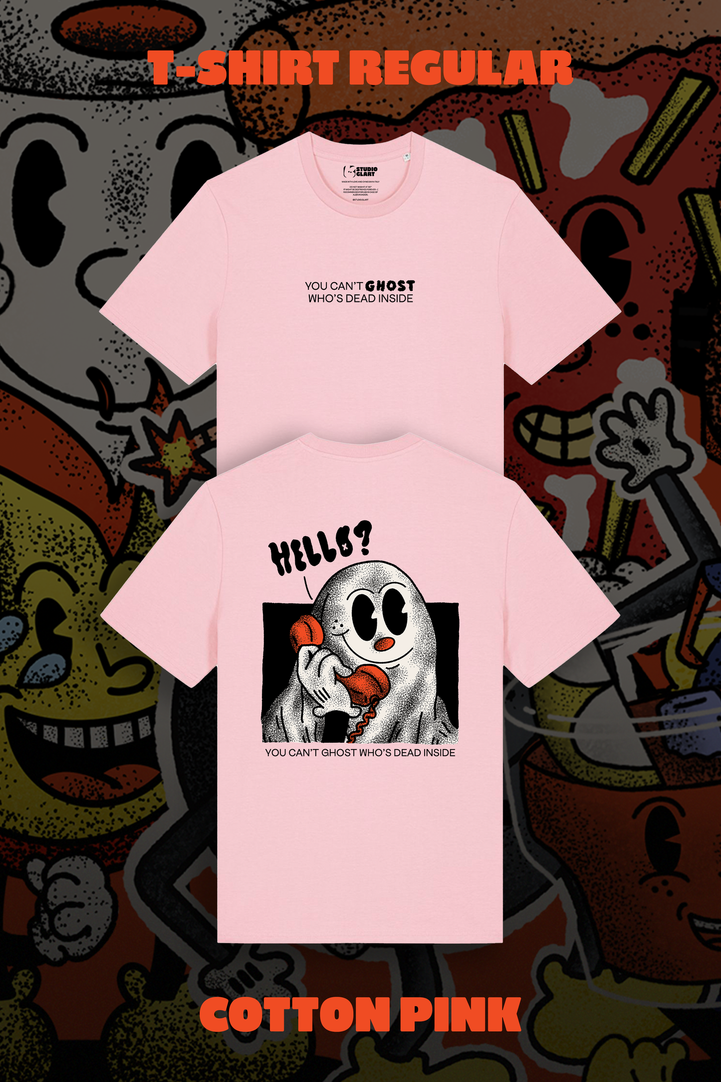 T-Shirt YOU CAN'T GHOST WHO'S DEAD INSIDE 👻