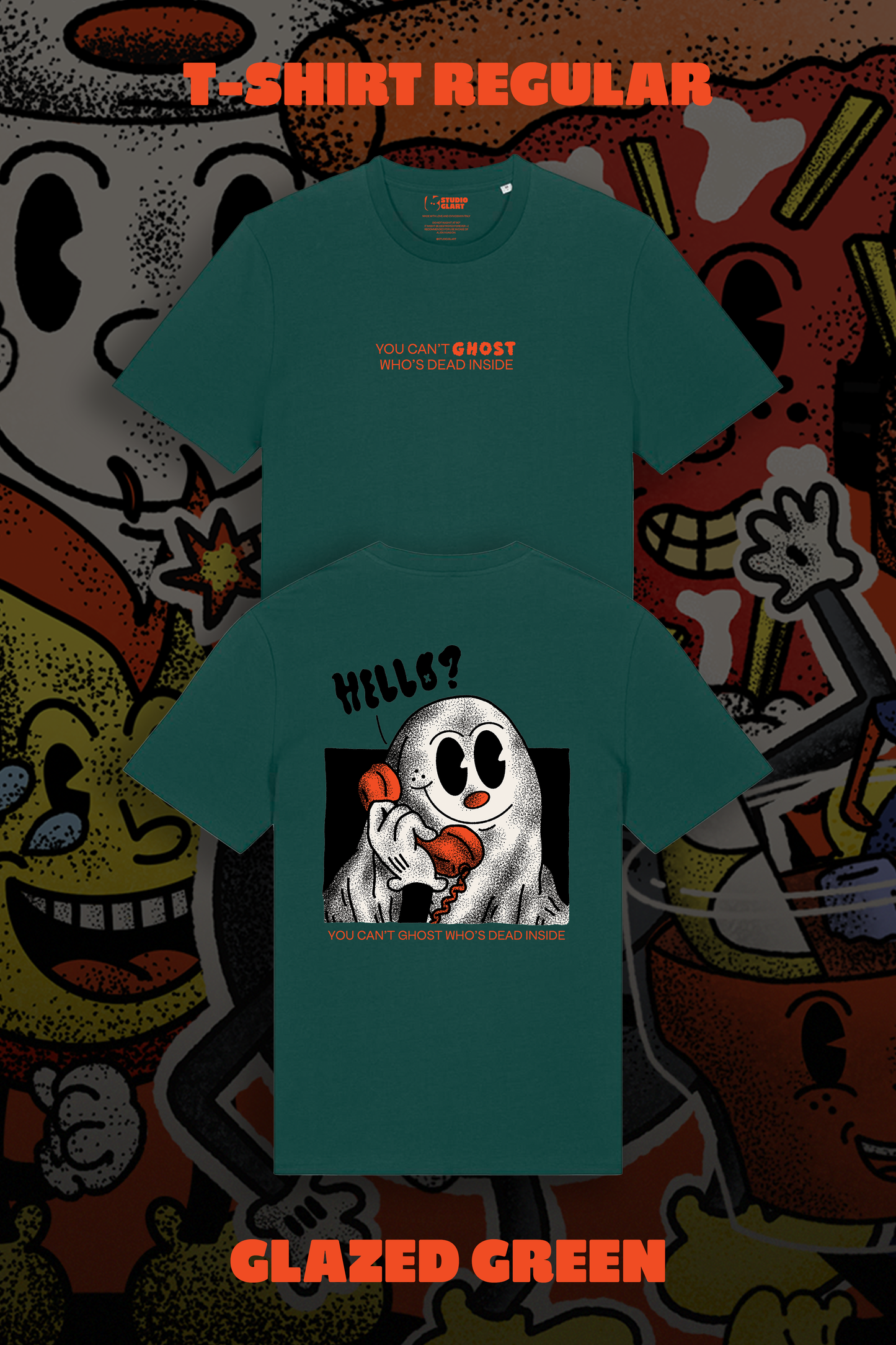 T-Shirt YOU CAN'T GHOST WHO'S DEAD INSIDE 👻