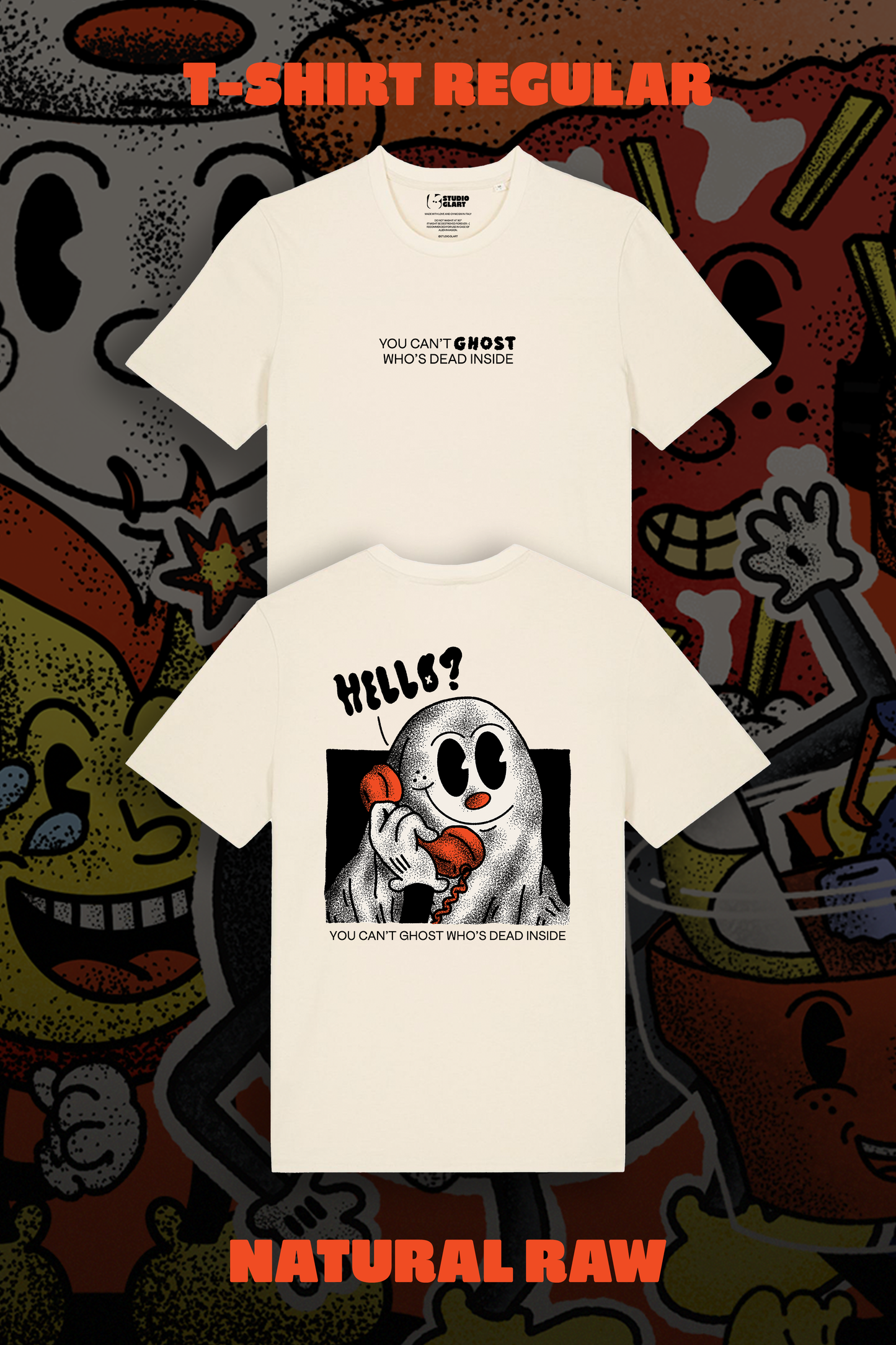 T-Shirt YOU CAN'T GHOST WHO'S DEAD INSIDE 👻